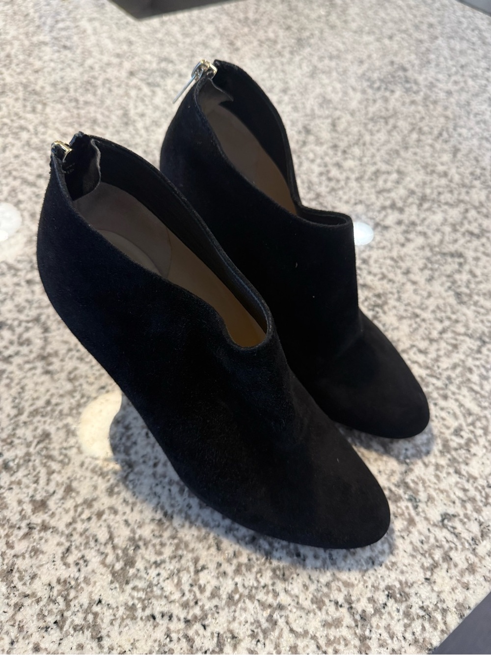 Jimmy Choo Black Suede Stiletto Ankle Booties - Picture 9 of 9